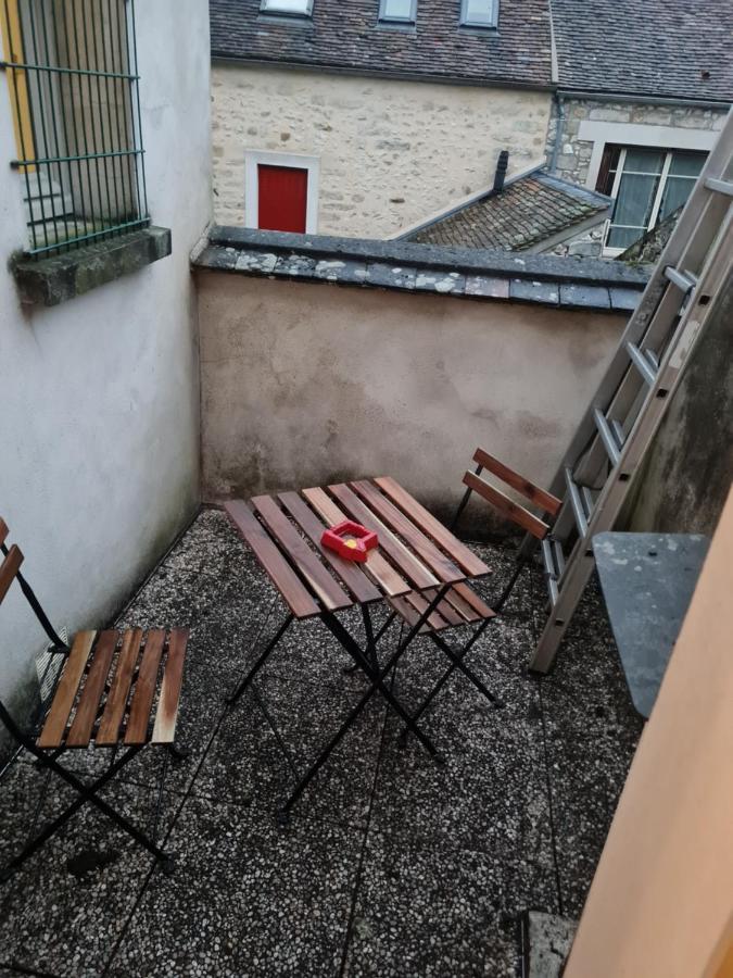 Ferienwohnung Deux Pieces Terrasse Moret-sur-Loing Exterior foto